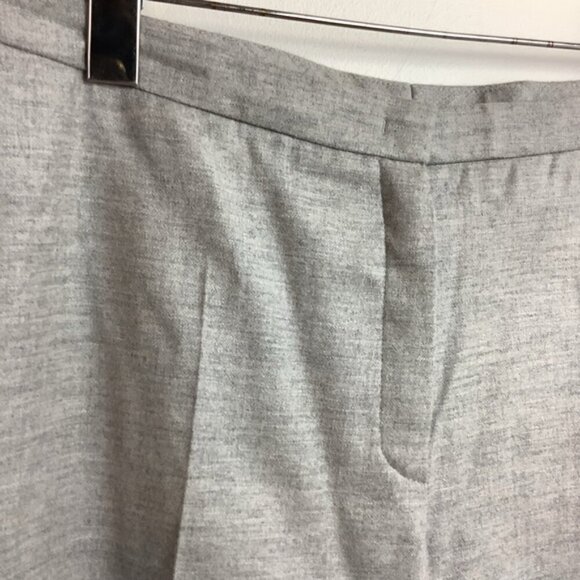 ESCADA CASHMERE WOOL BLEND TAPERED GRAY TROUSERS PANTS 42 - Picture 3 of 11
